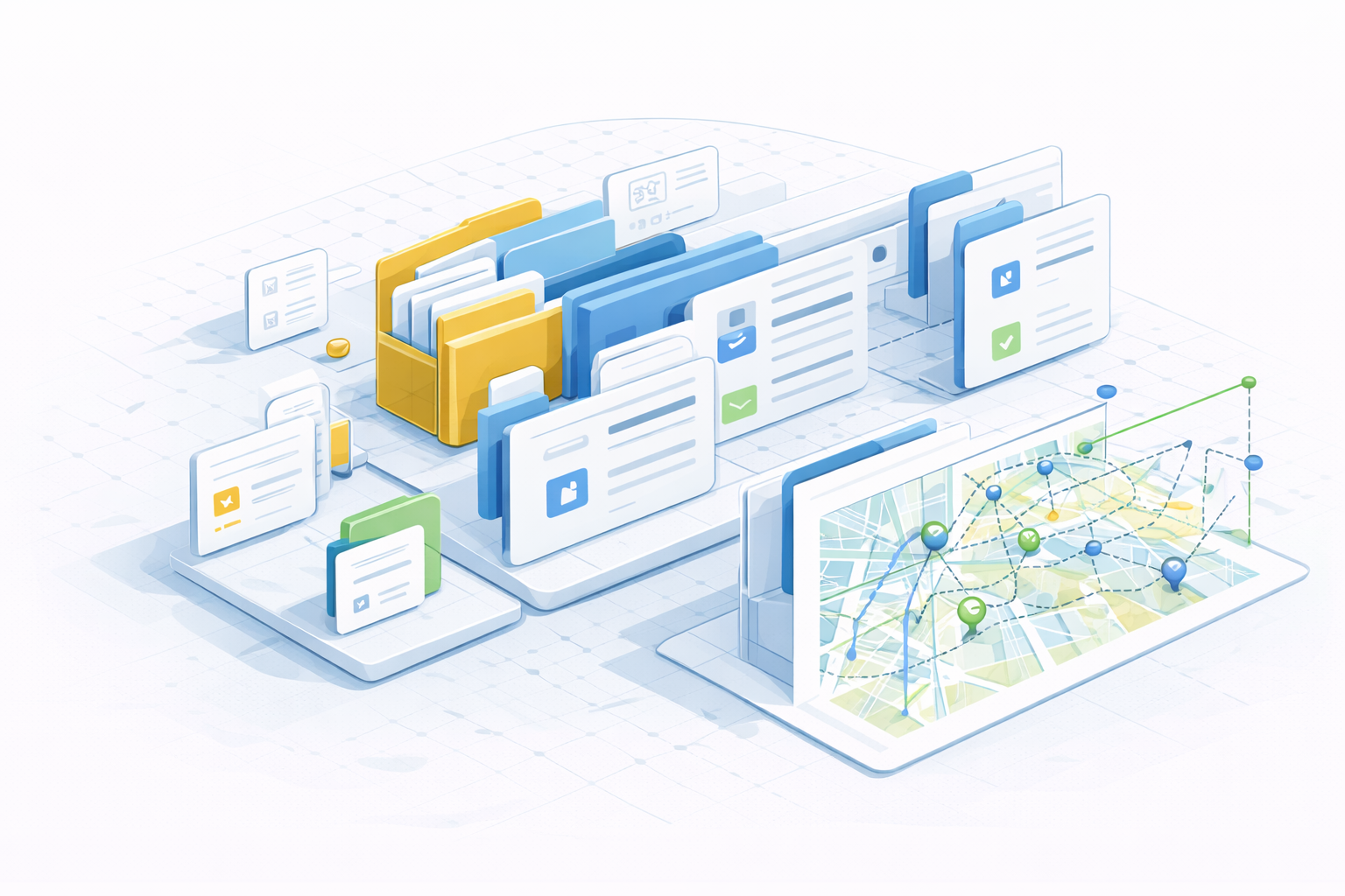 FJD Trion GNSS Studio project management screen
