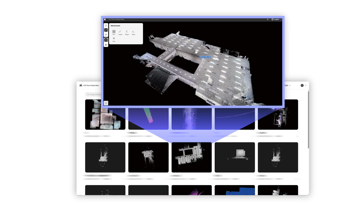 FJD Trion P2 cloud platform explorer view