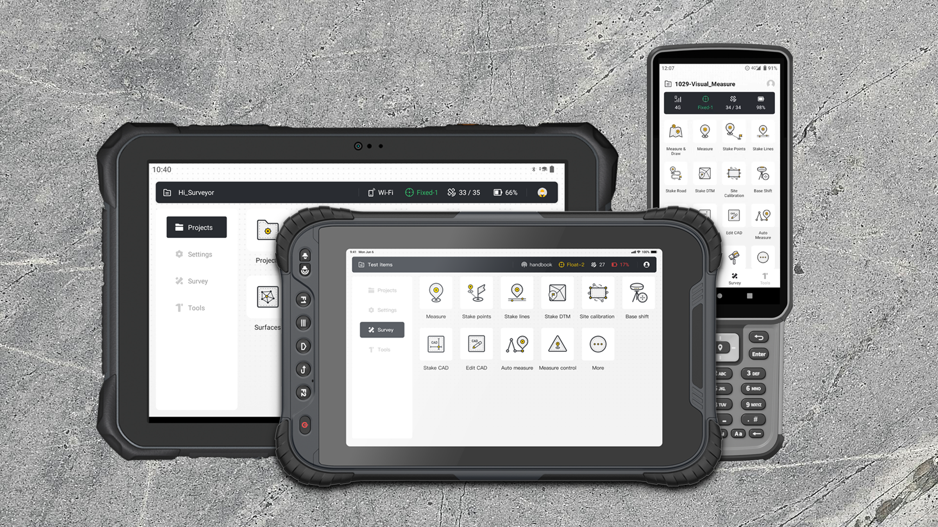 FJD Trion V10i RTK system brochure graphic